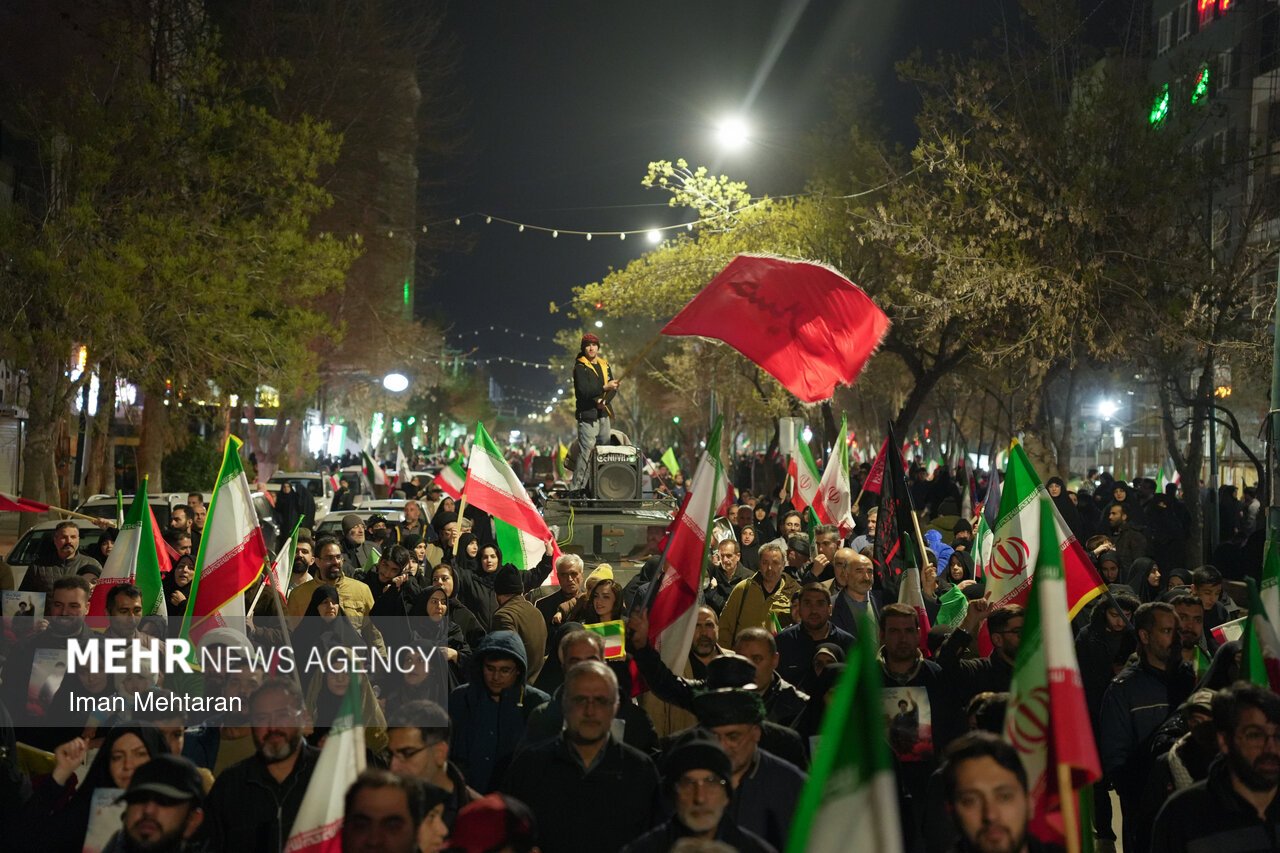 هشتاد و هفتمین اجتماع نحن منتقمون مردم کرمانشاه