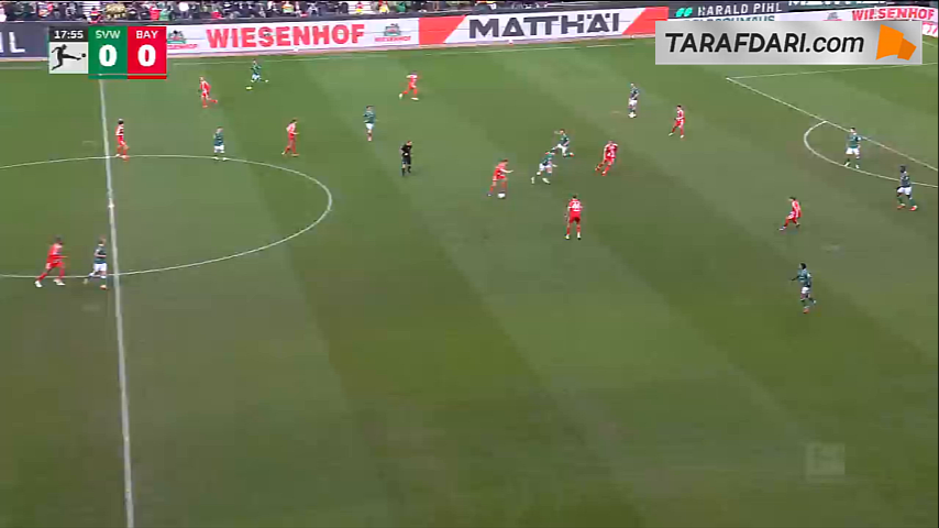 خلاصه بازی وردربرمن 0-3 بایرن مونیخ (بوندسلیگا - 26-2025)