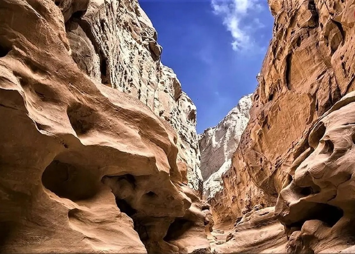 تنگه چاکاویر قشم؛ هنری که باد و آب در سنگ حک کرده‌اند(+عکس)