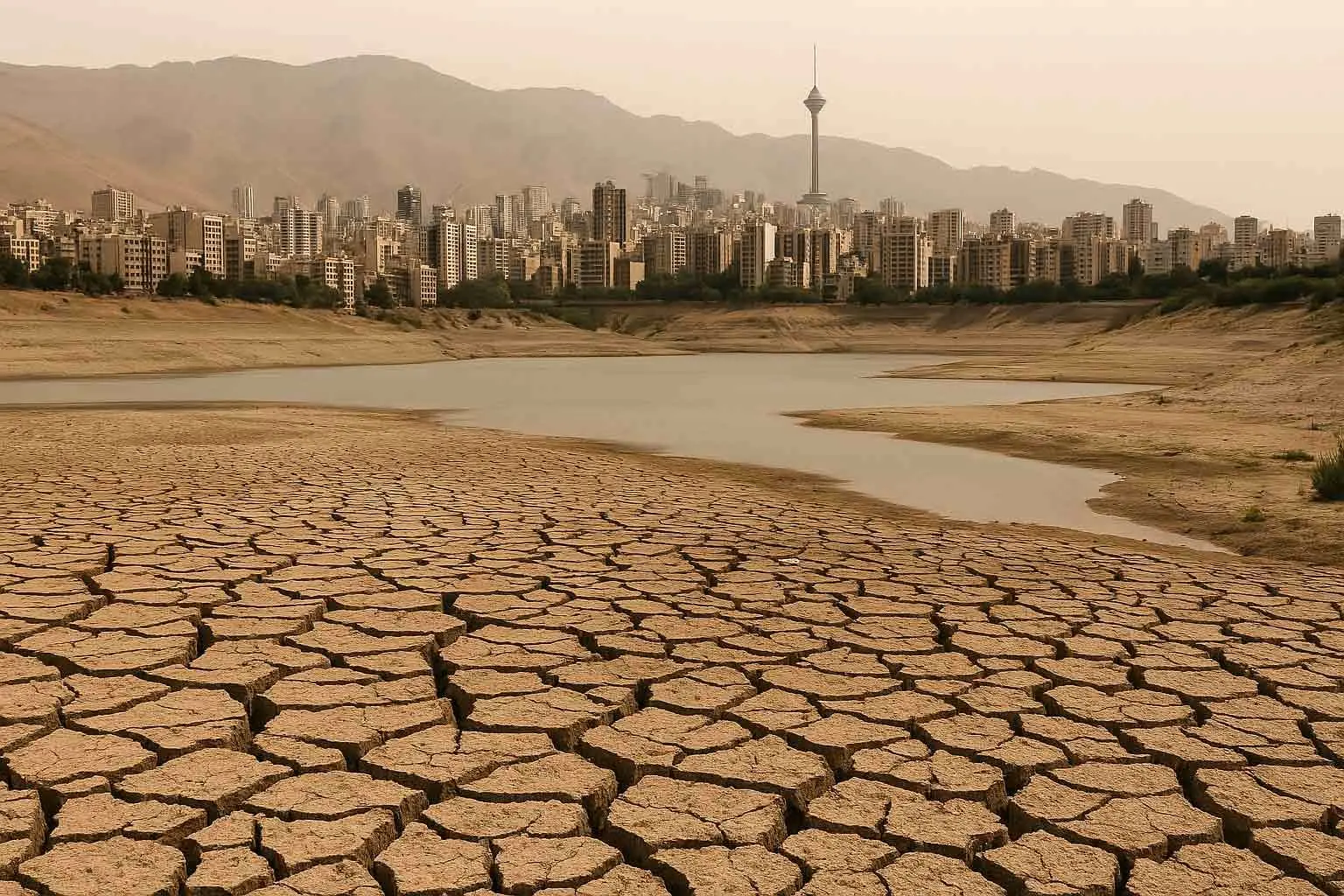 وزیر نیرو: ۵۷ شهر در تنش آبی قرار دارند/ اصفهان و تهران نیازمند اقدامات فوری‌اند