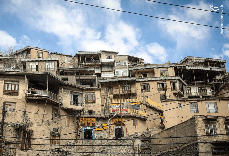 عکس/ روستای پلکانی کنگ در ماسوله خراسان