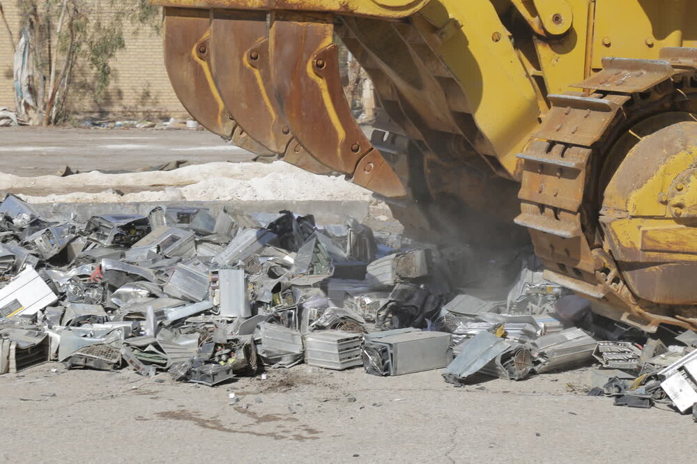 امحای ۲۶۳ دستگاه ماینر در یزد رای نهایی دستگاه قضایی