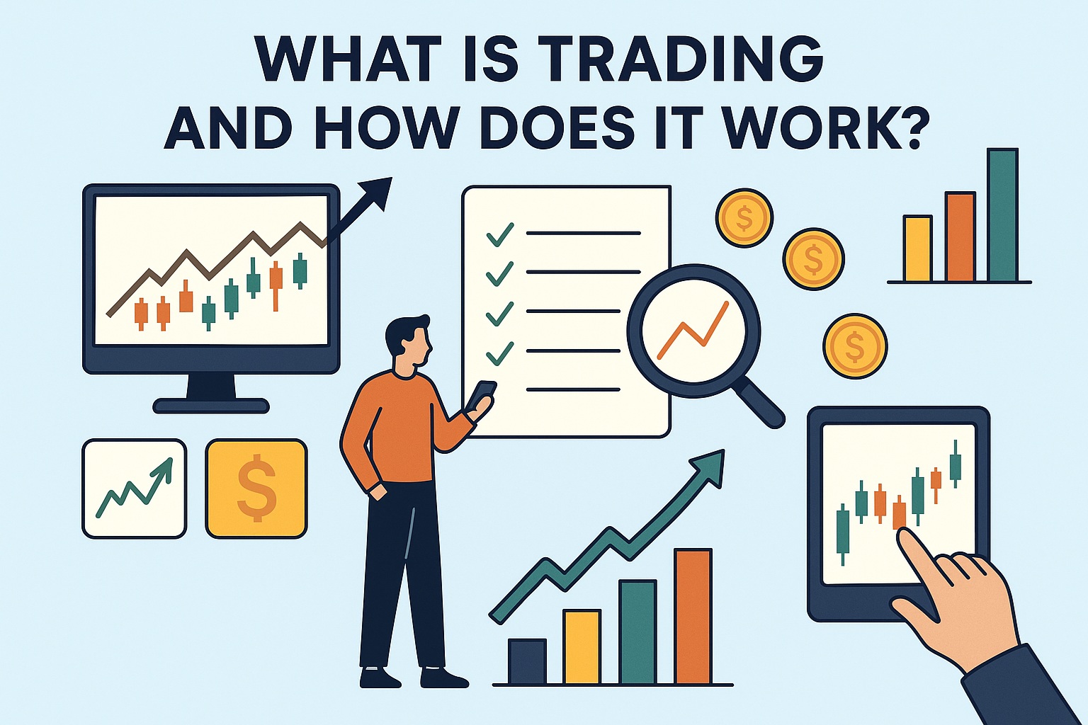 ترید در فارکس | راهنمای جامع + آموزش ترید در بازار فارکس