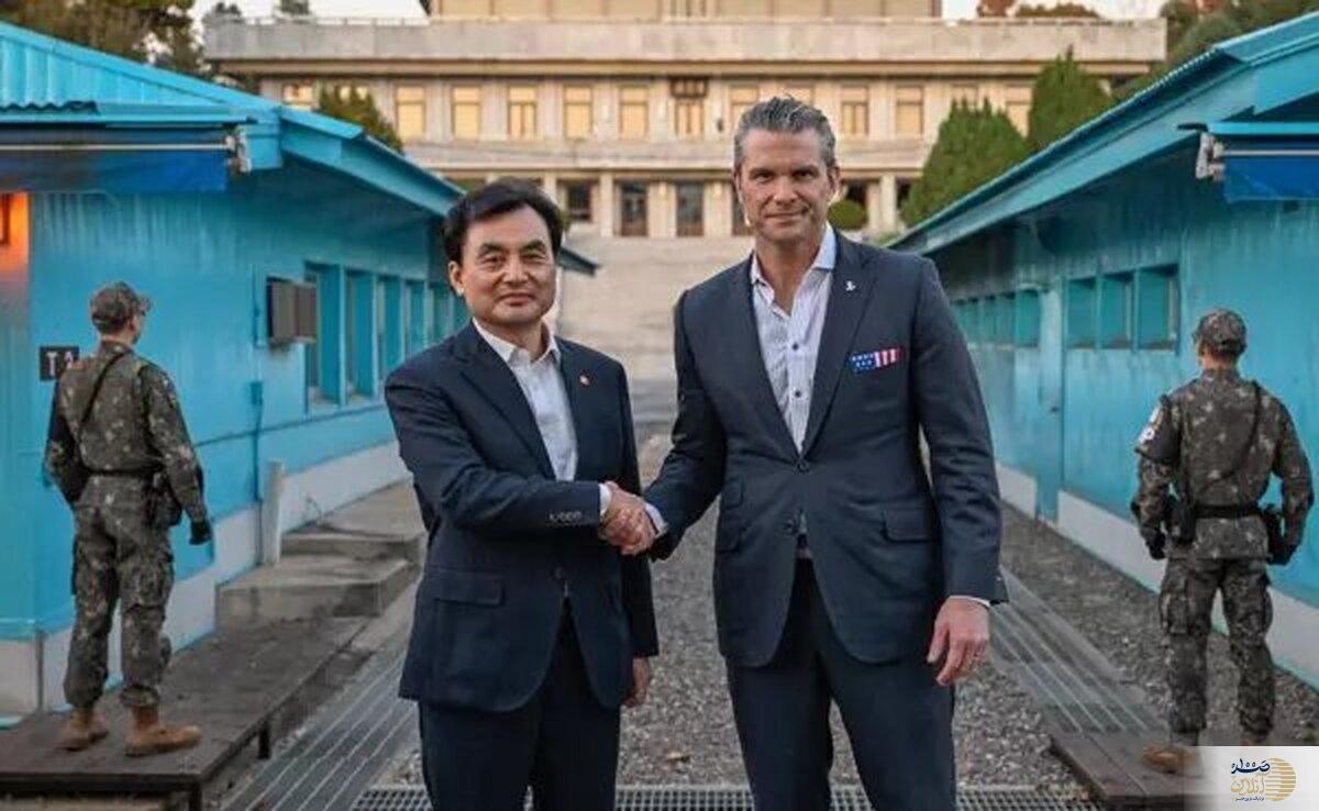 وزیر جنگ آمریکا در یک قدمی مرز کره شمالی/ ماجرا چه بود؟