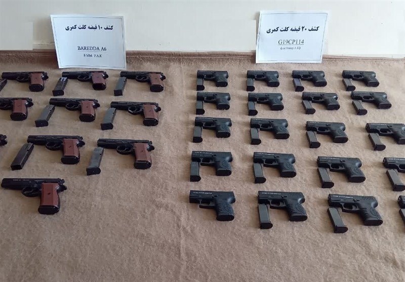 انهدام باند سازمان‌یافته قاچاق سلاح در غرب کشور