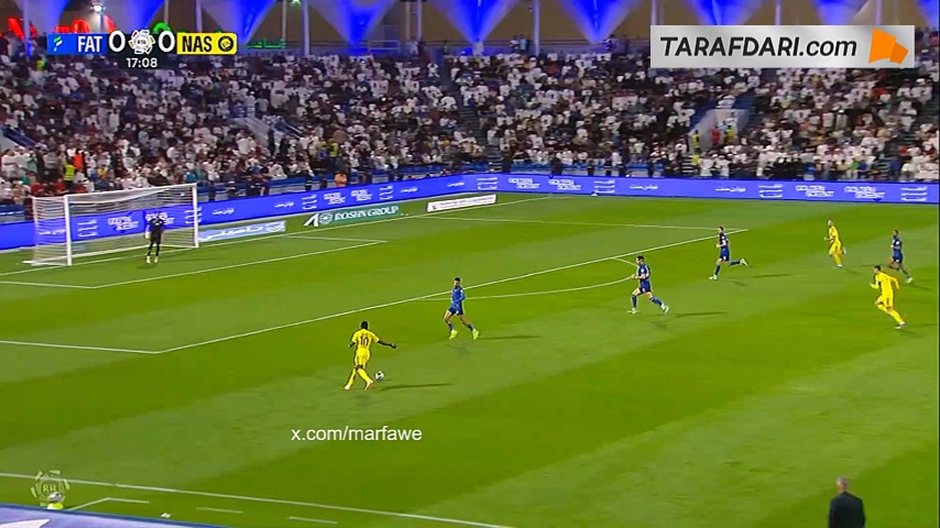 گل کریستیانو رونالدو به الفتح (الفتح 0-1 النصر)