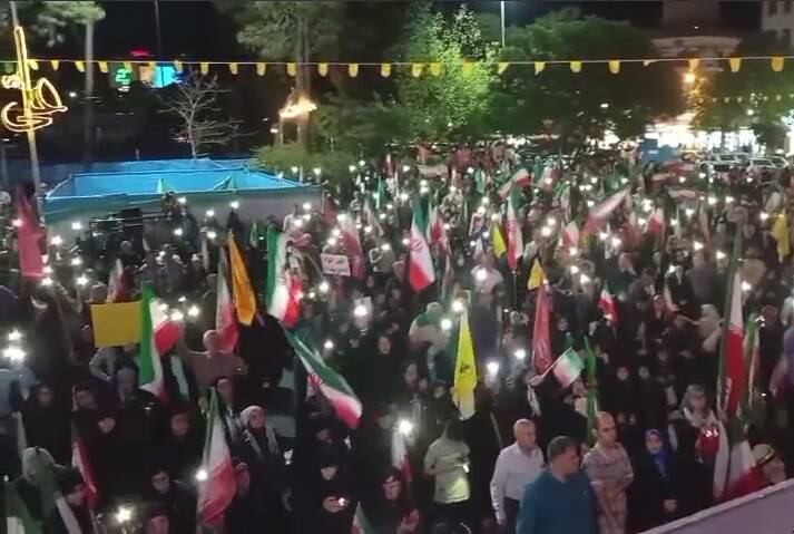 فیلم/ نوای «الله‌اکبر» در سراسر کشور طنین‌انداز شد