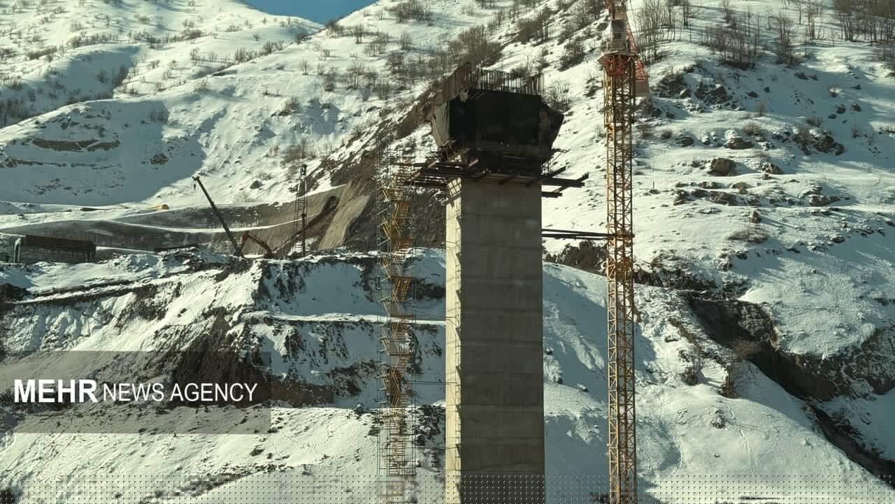 عملیات اجرایی قطعه سوم آزادراه تهران - شمال آغاز شد