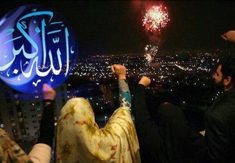 طنین فریاد الله اکبر مردم ایران در میادین در لبیک به رهبر انقلاب
