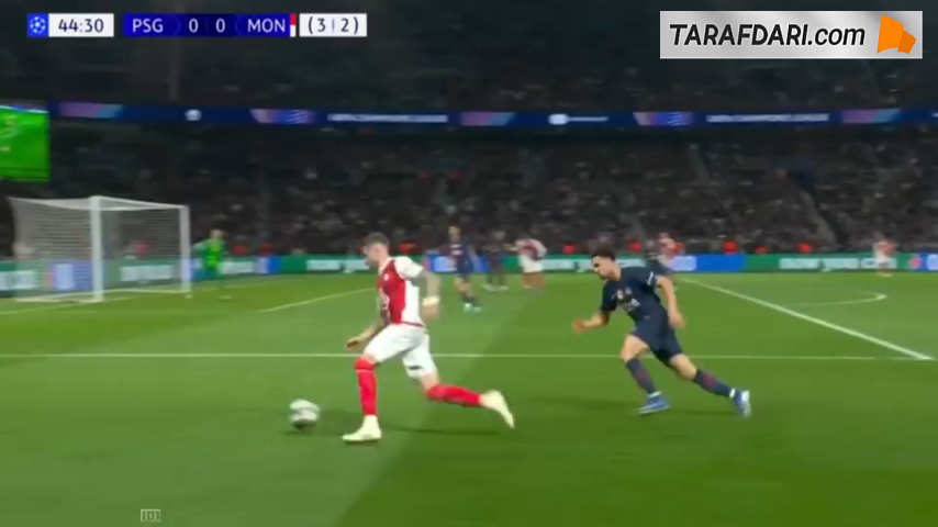 گل مگنس آکلیوش به پاری سن ژرمن (پاری سن ژرمن 0-1 موناکو)